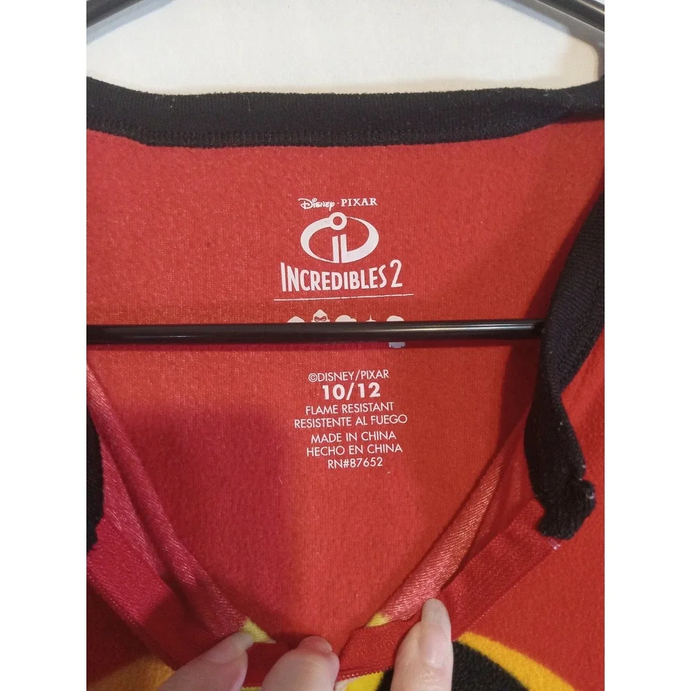 The Incredibles 2 Pajama Bodysuit Cosplay Costume Kids Sz 10-12